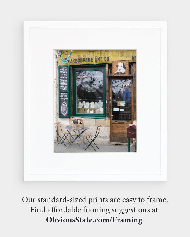 Paris Photography, Shakespeare and Co Paris Print Extra Large Wall Art Prints, Paris Wall Decor, Literary Gift for English Major