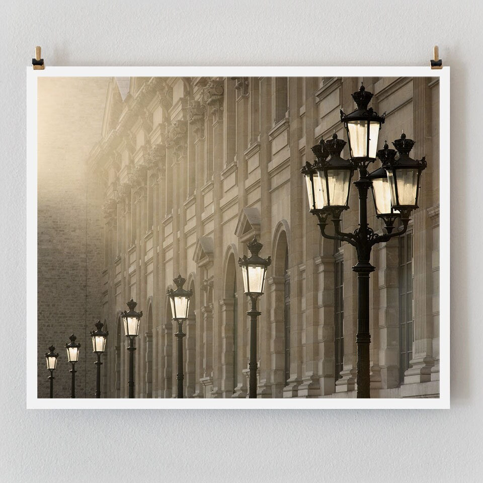 Paris Photography, Last Light" Paris Print Extra Large Wall Art Prints, Paris Wall Decor
