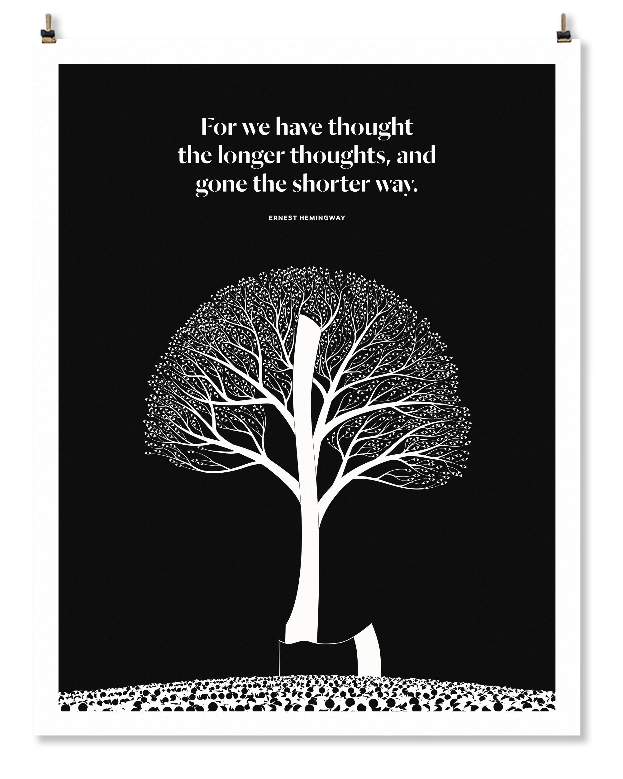 Ernest Hemingway Print