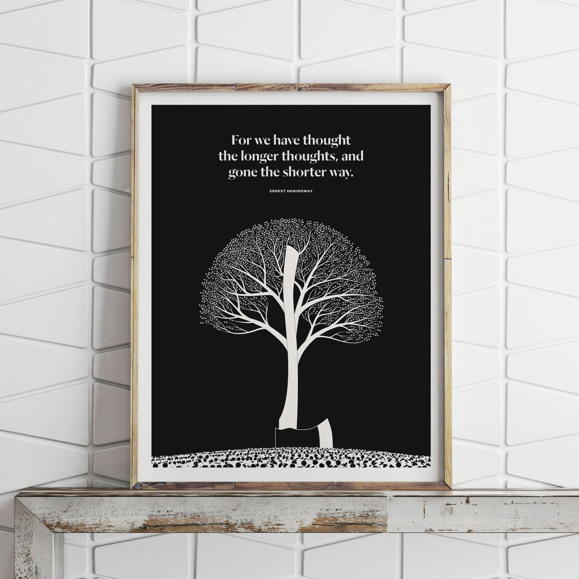 Ernest Hemingway Print